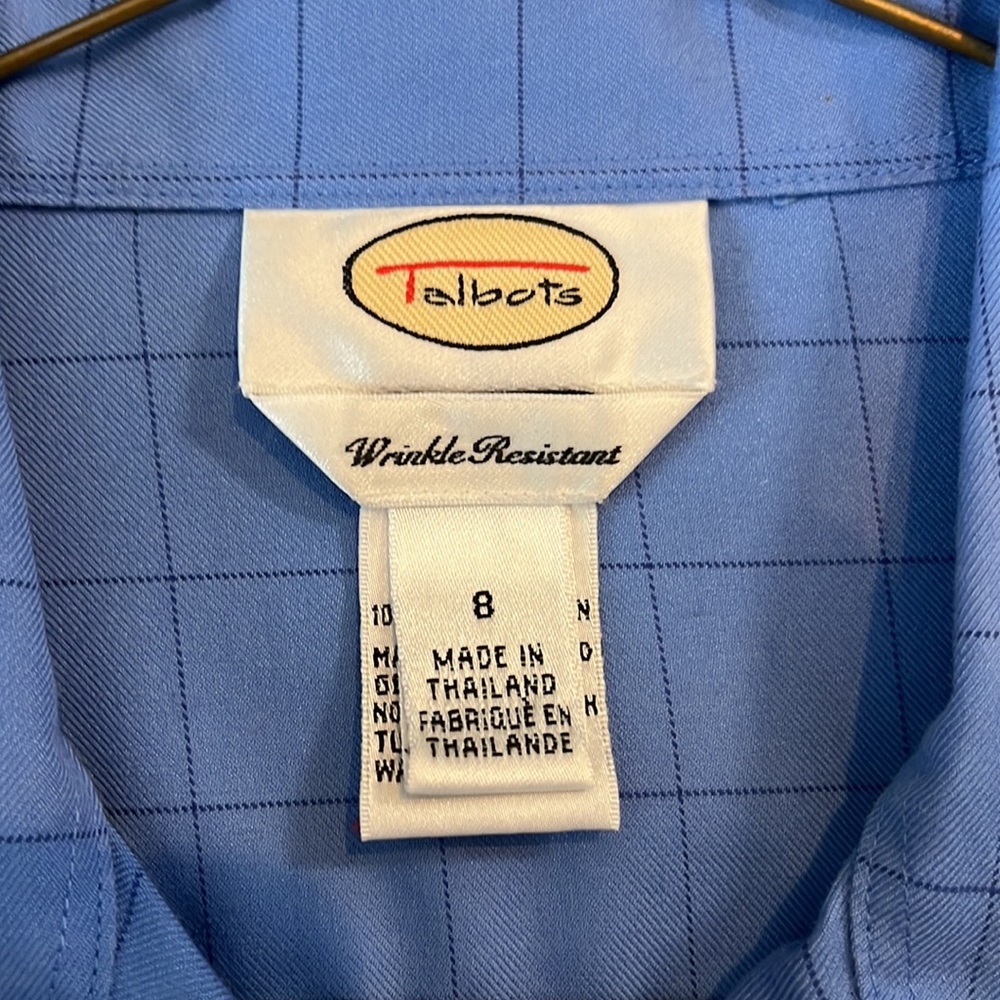 Talbots Button Down Blouse - Picture 3 of 4